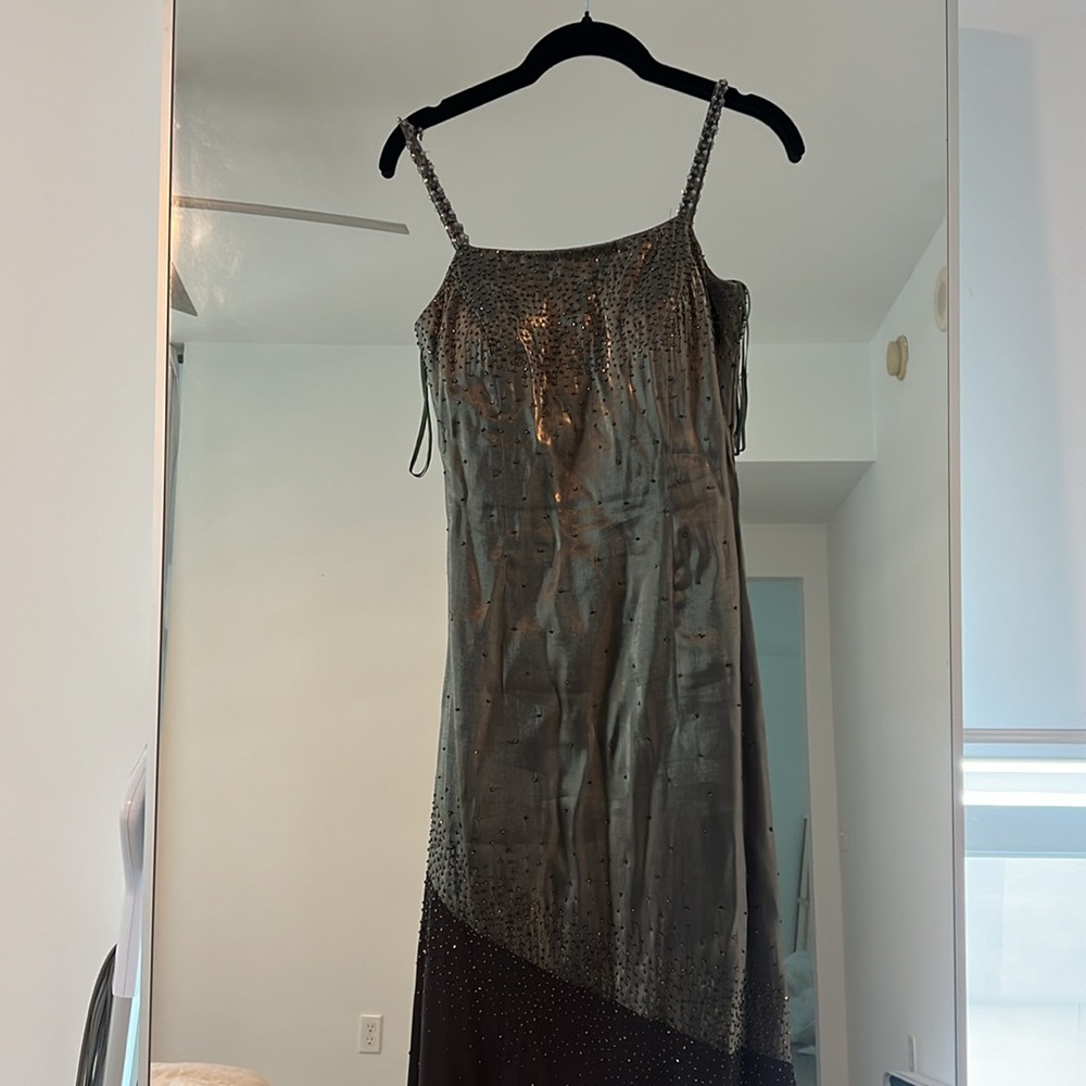 Cache Beaded Vintage Gown Y2K - Picture 8 of 8